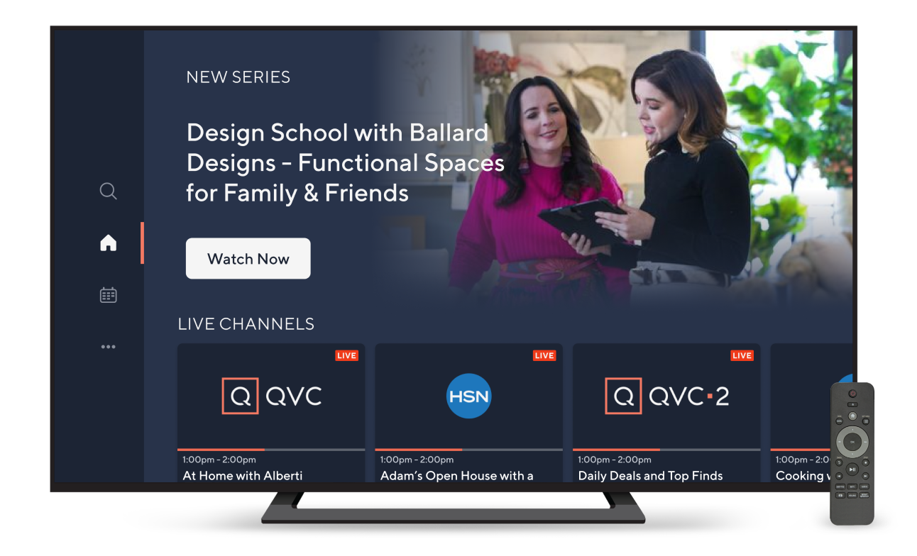 QVC+ and HSN+ on TV